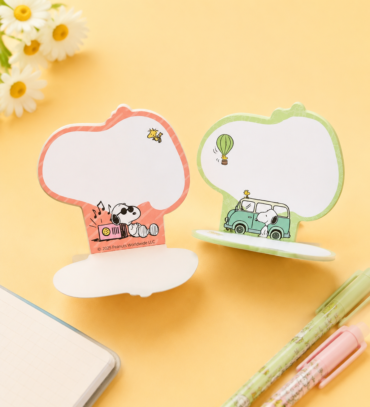 Snoopy Memo Pad - good mood