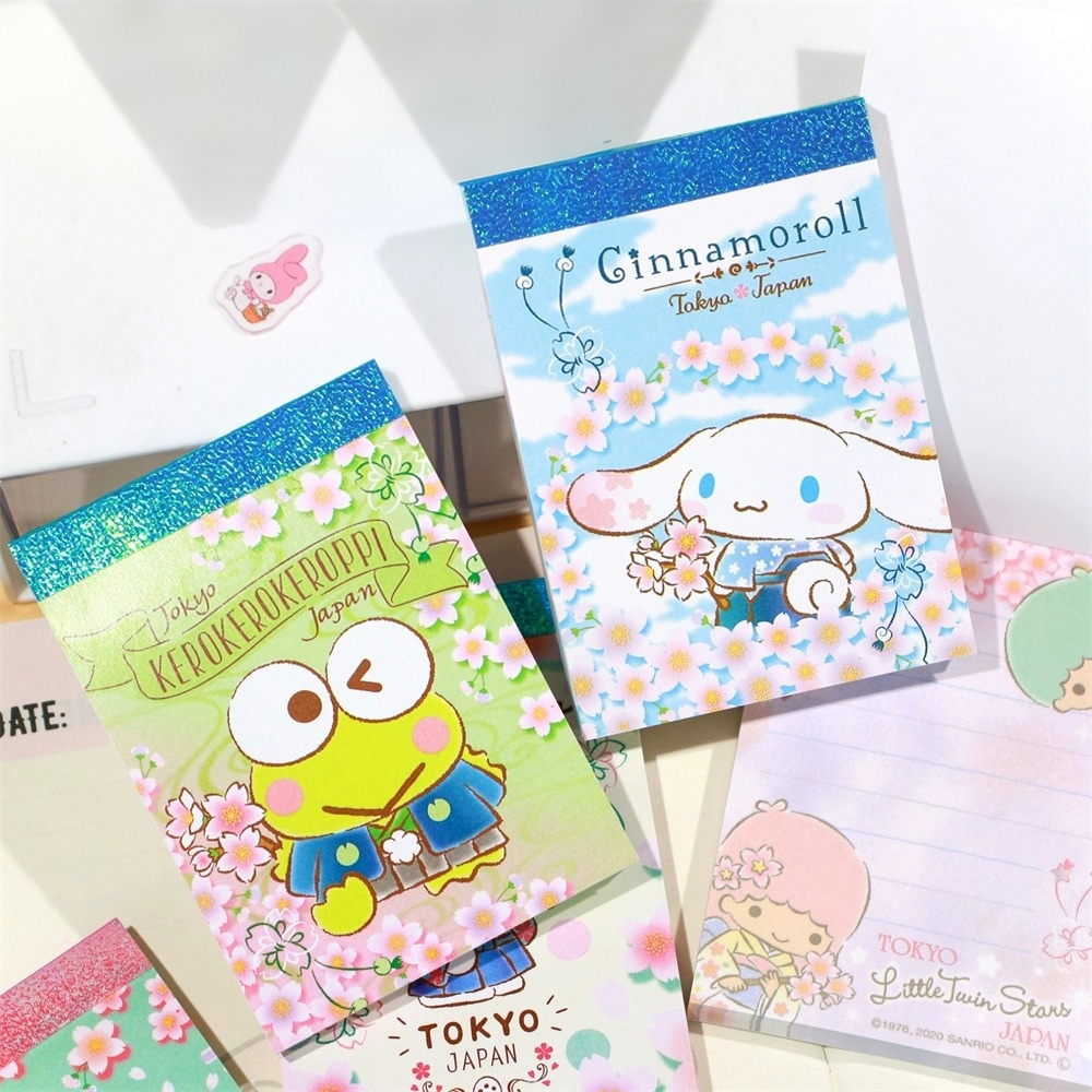Sanrio Characters Memo Pad - Cherry Blossom
