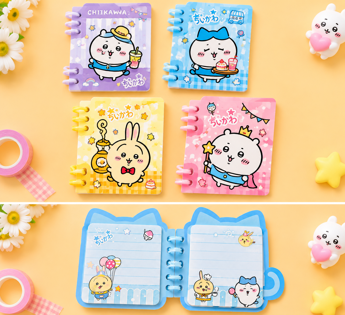 ChiiKawa Mini Memo Pad – 4 Cute Color Options