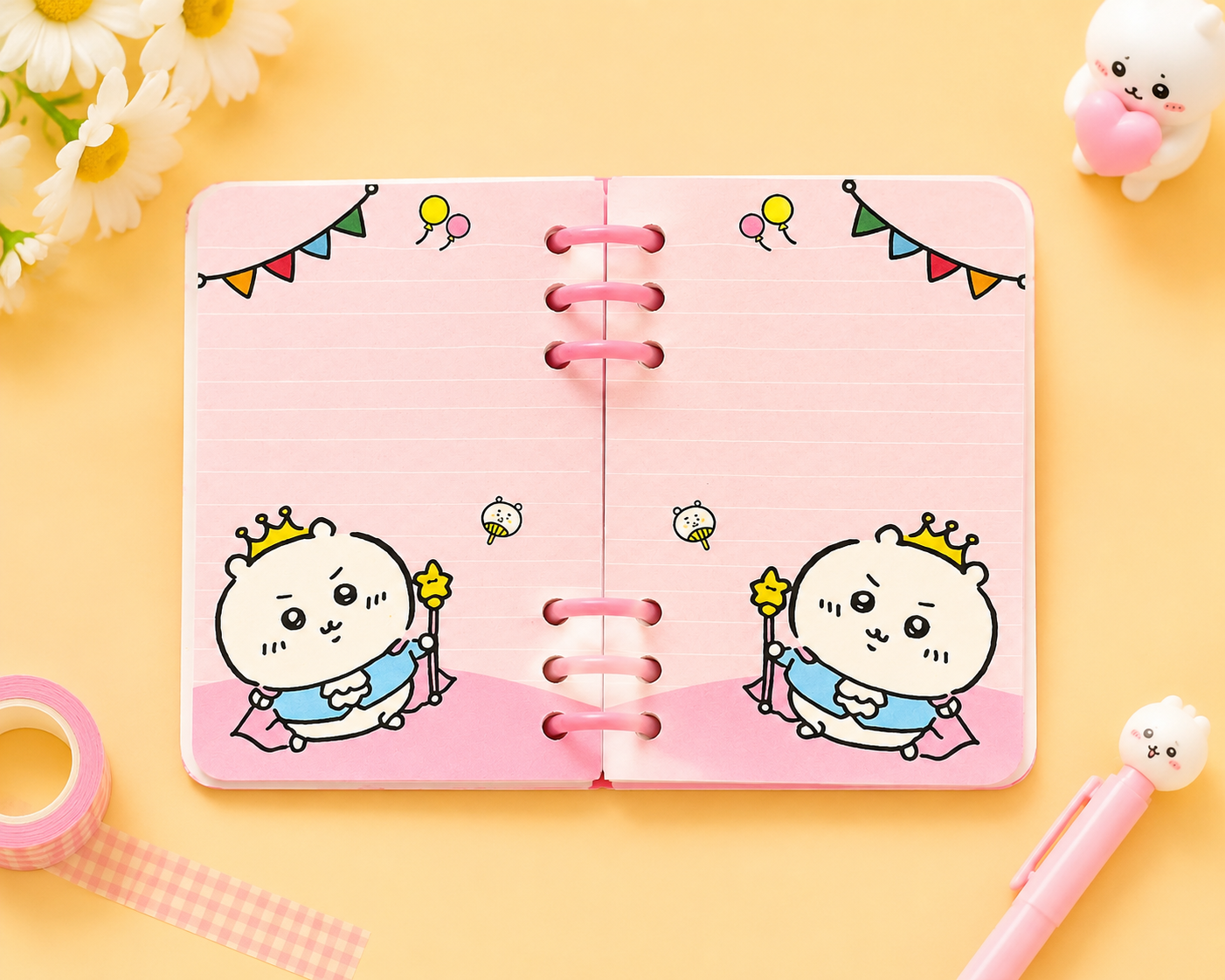 ChiiKawa Mini Spiral Notebook – 4 Color Options