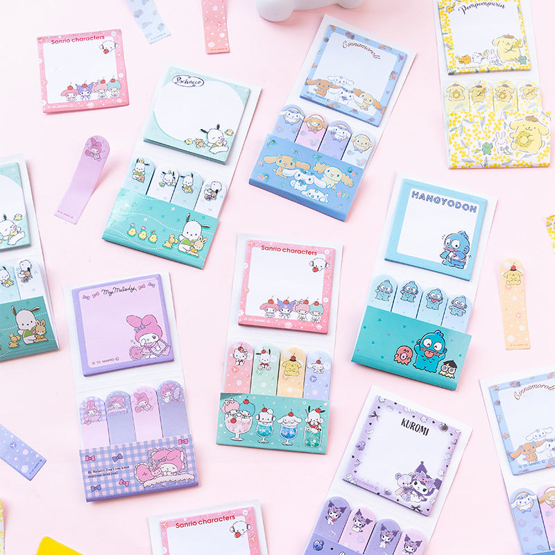 Sanrio Characters Sticky Notes - Index & Classified Tabs