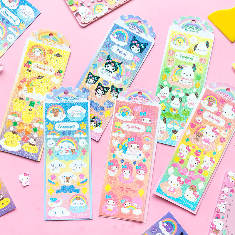 Sanrio Characters Sticker - Rainbow