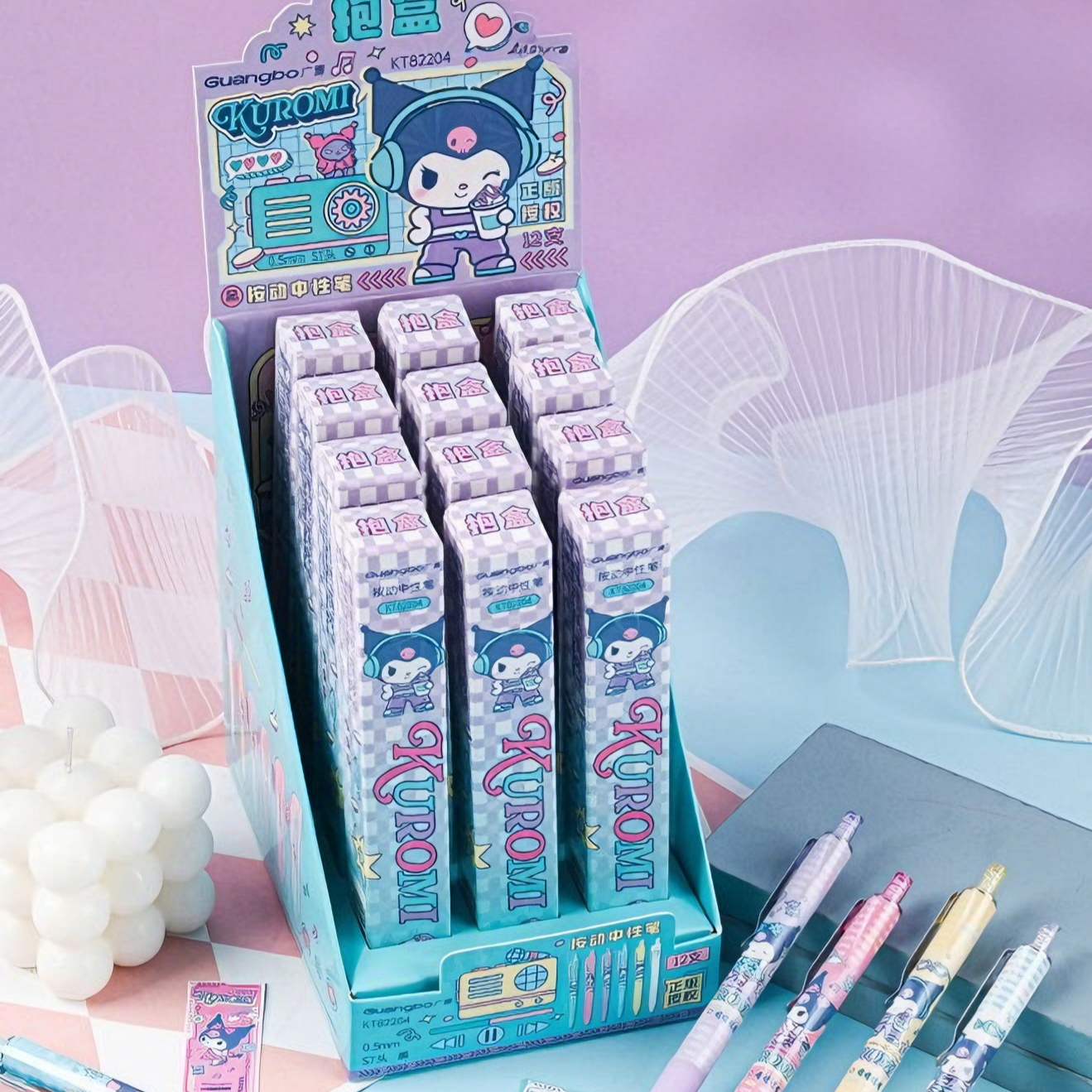 Sanrio Characters Ballpoint Pen - Kuromi music