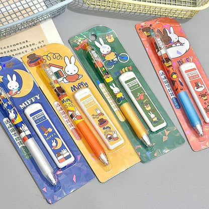 Miffy Characters Mechanical Pencil - Black Skin & Beach