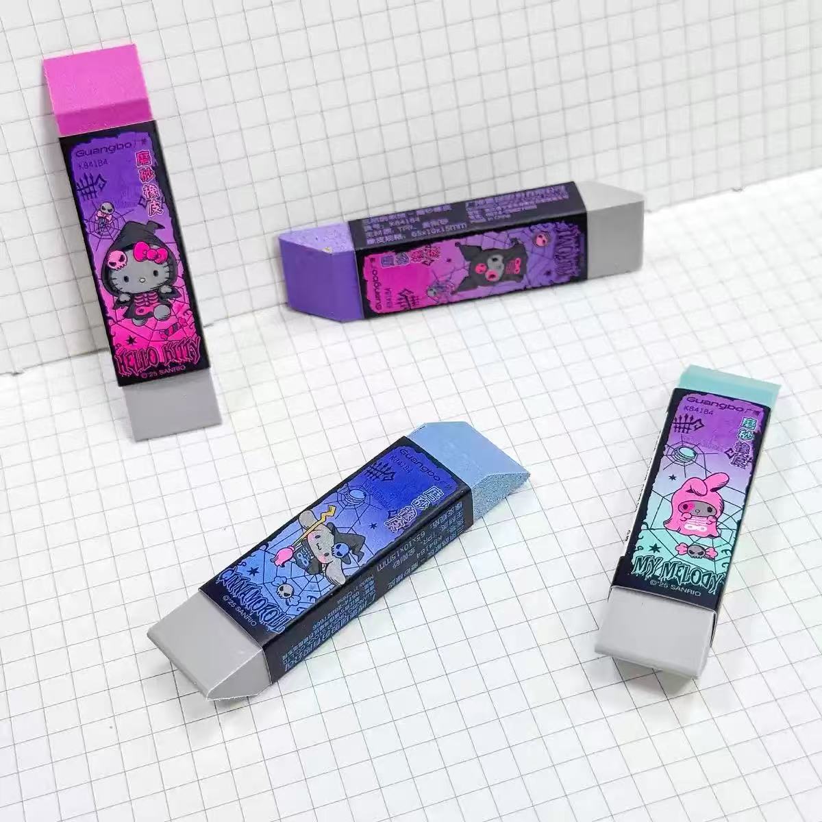 Sanrio Halloween Frosted Eraser Set-Cool