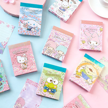 Sanrio Characters Memo Pad - Cherry Blossom