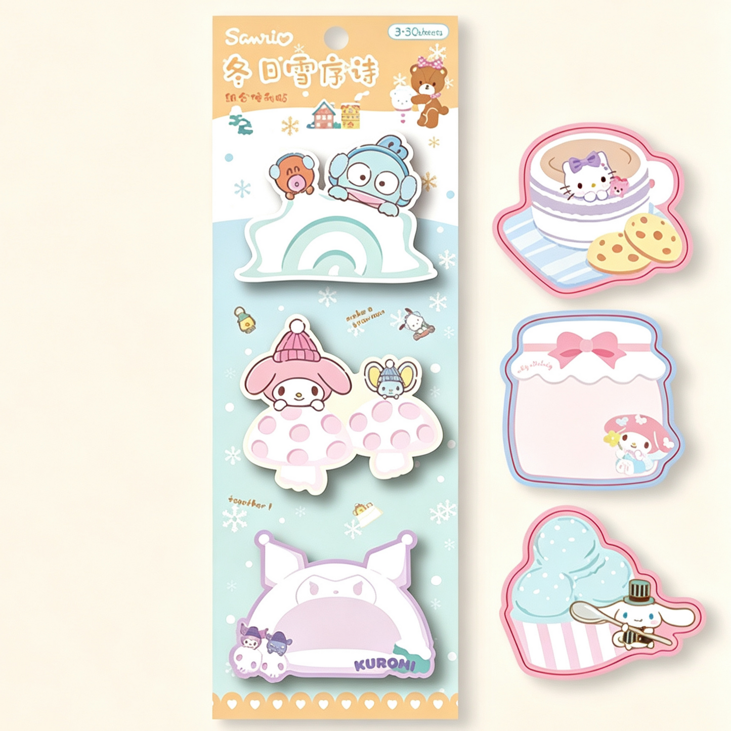 Sanrio Characters Sticky Notes - BreezeSugar