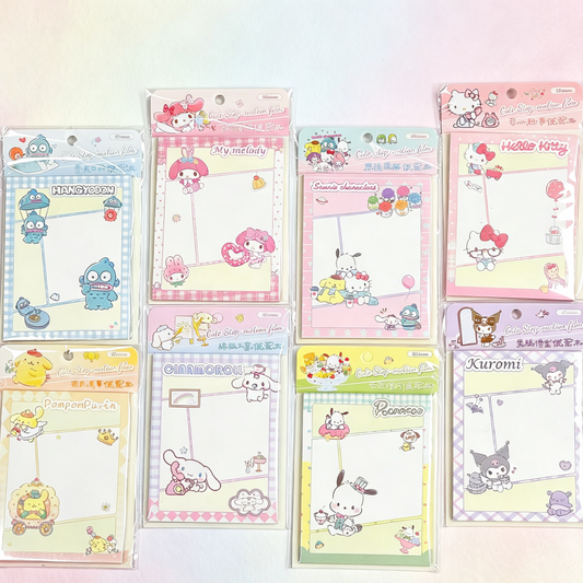 Sanrio Characters Sticky Notes - Cute Step-motion film
