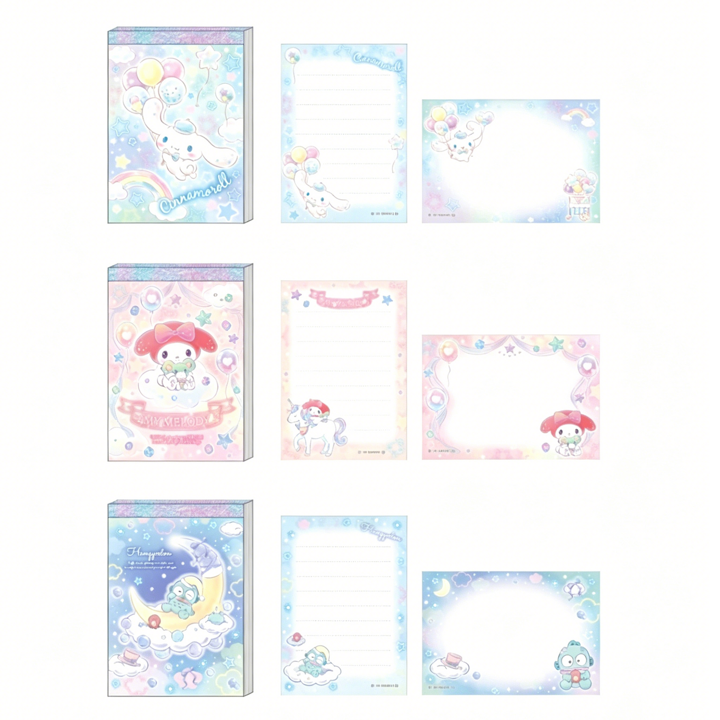 Sanrio Characters Memo Pad - Dreamy