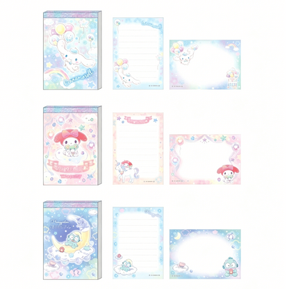 Sanrio Characters Memo Pad - Dreamy