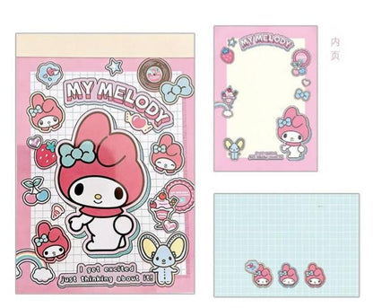 Sanrio Characters Memo Pad - Excited