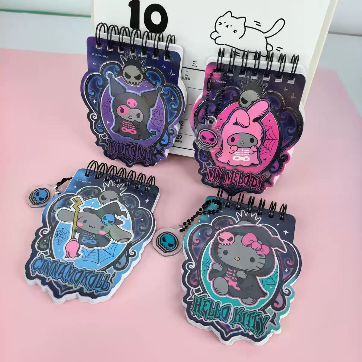 Sanrio Halloween Mini Spiral Notebooks-Sparkle