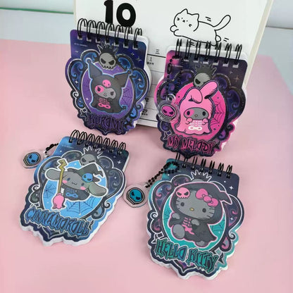 Sanrio Halloween Mini Spiral Notebooks-Sparkle