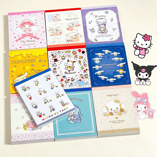 Sanrio Characters Memo Pad - Colorful