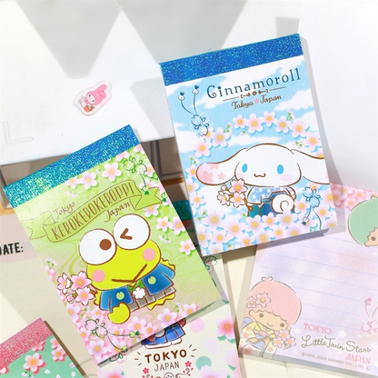 Sanrio Characters Memo Pad - Cherry Blossom