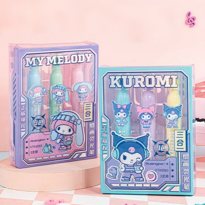 Sanrio Characters Highlighter - Triple Combo