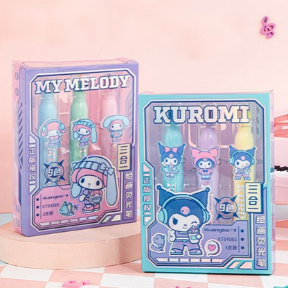 Sanrio Characters Highlighter - Triple Combo