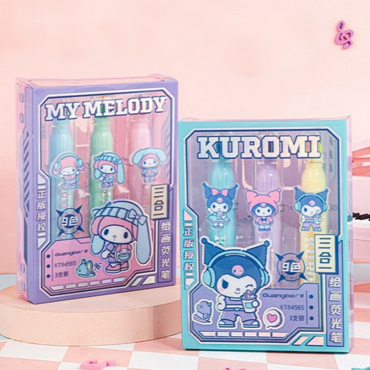 Sanrio Characters Highlighter - Triple Combo