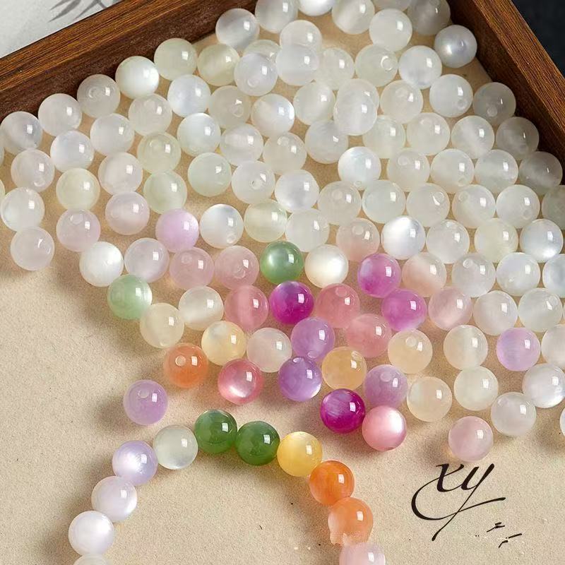 Scoop Changing Color Cat Eye Beads