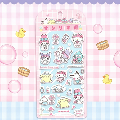 Sanrio Characters Sticker - Bath Time