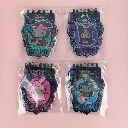 Sanrio Halloween Mini Spiral Notebooks-Sparkle