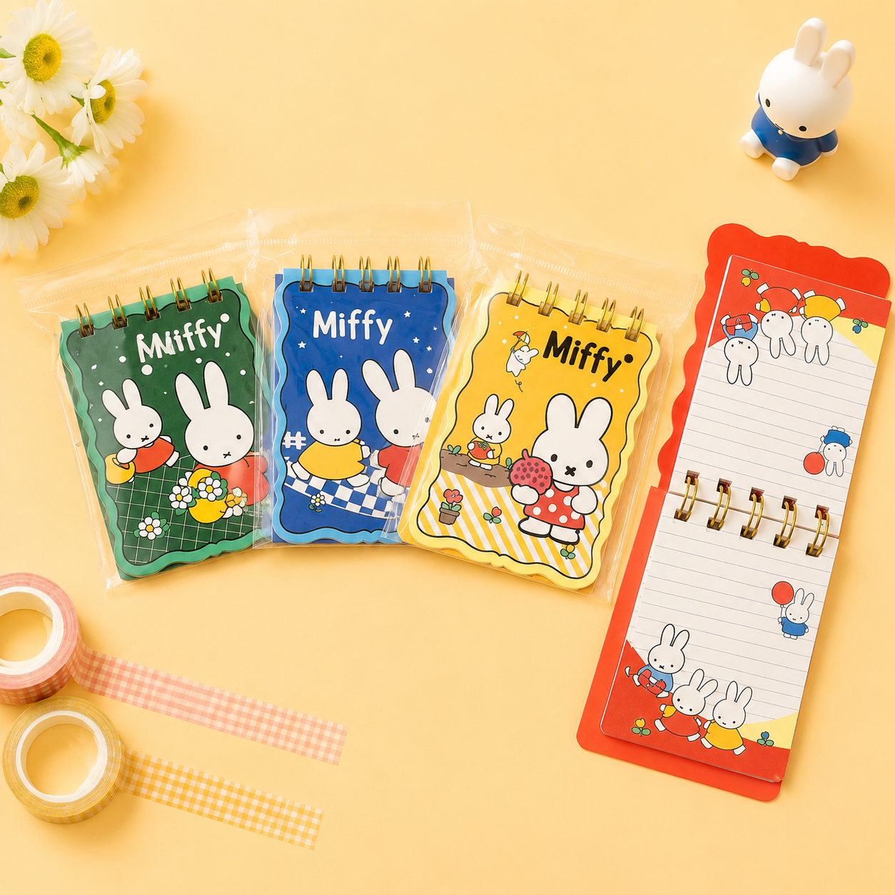 Miffy Mini Spiral Notebook – Cute Pocket-Sized Writing Companion