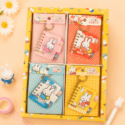 Miffy Mini Spiral Notebook Keychain – Cute Pocket Journal