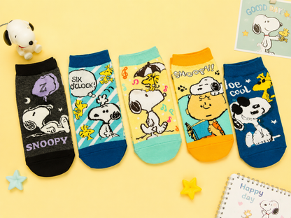 Snoopy Characters Casual Socks – Soft