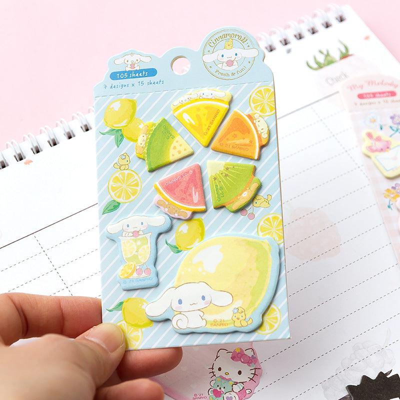Sanrio Characters Sticky Notes - Food Combo