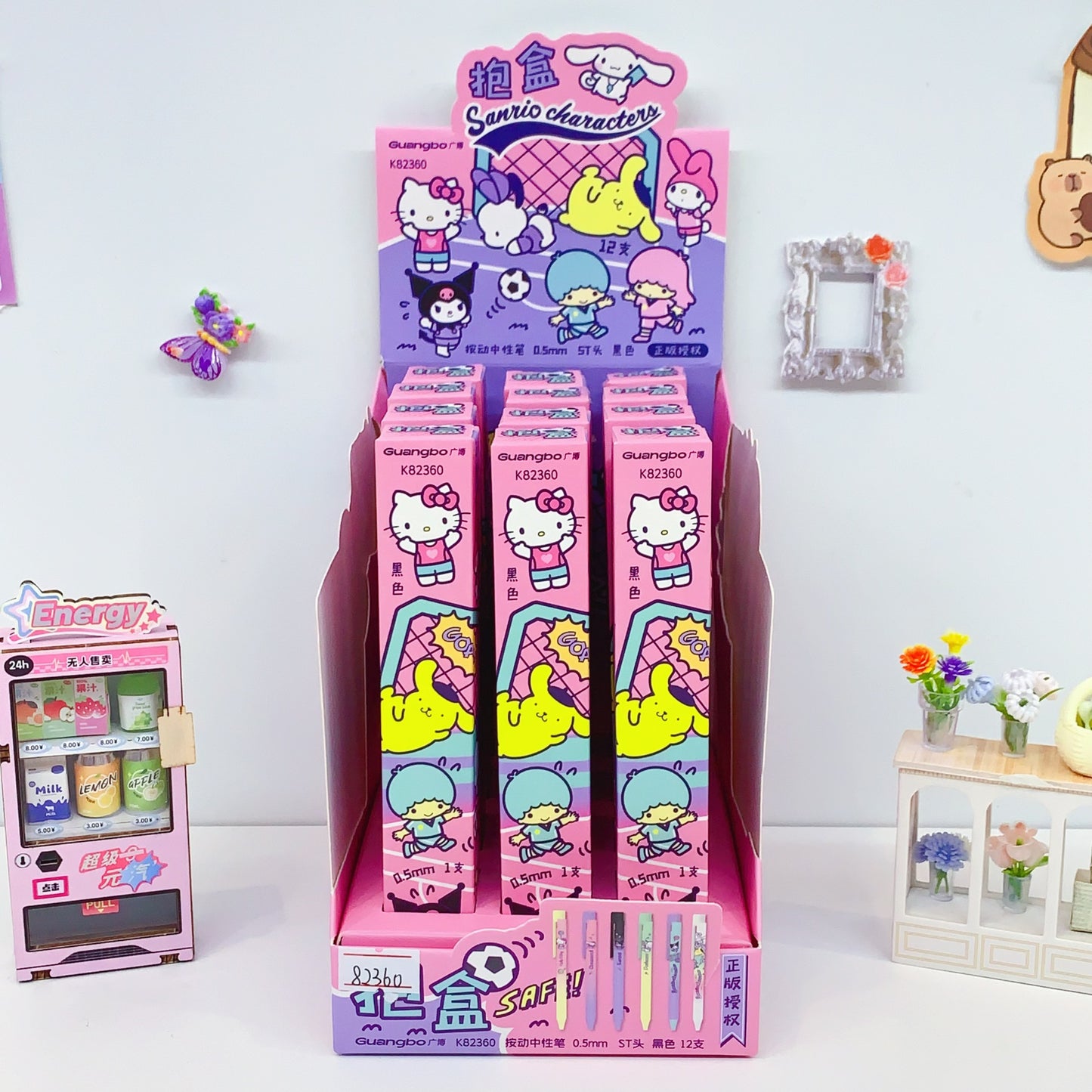 Sanrio Characters Ballpoint Pen - Badminton