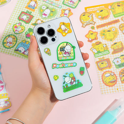 Sanrio Characters Sticker - Holographic Glitter Badge