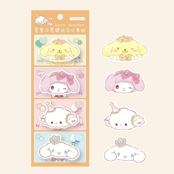 Sanrio Characters Sticky Notes - Mochi Cute Story House