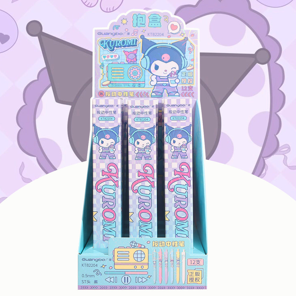 Sanrio Characters Ballpoint Pen - Kuromi music