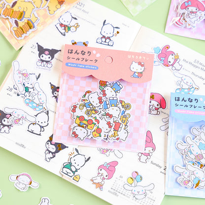 Sanrio Japanese-style cartoon sticker pack for wall decoration