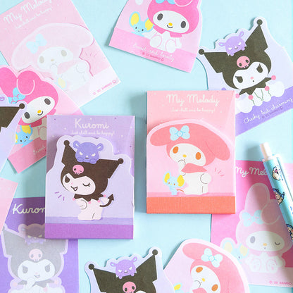 Sanrio Characters Memo Pad -  Turning Head & Sitting Upright