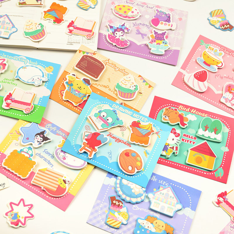 Sanrio Characters Sticky Notes - Dreamy Wishing Pool