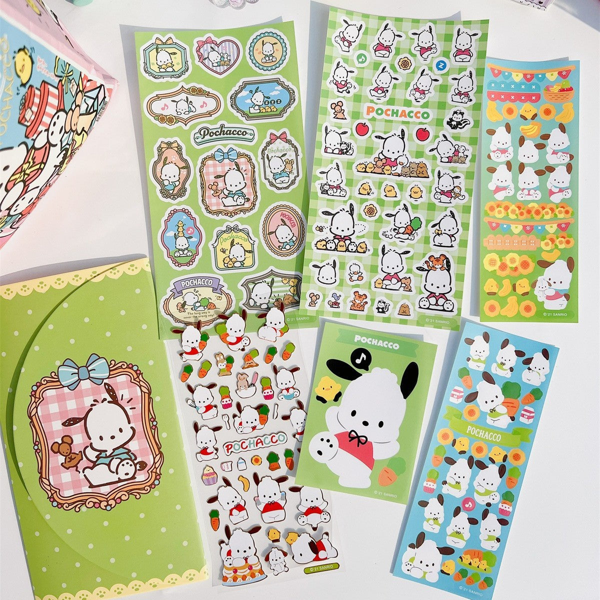 Sanrio Characters Ticket Holder Sticker Pack