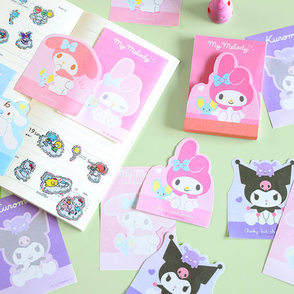 Sanrio Characters Memo Pad -  Turning Head & Sitting Upright