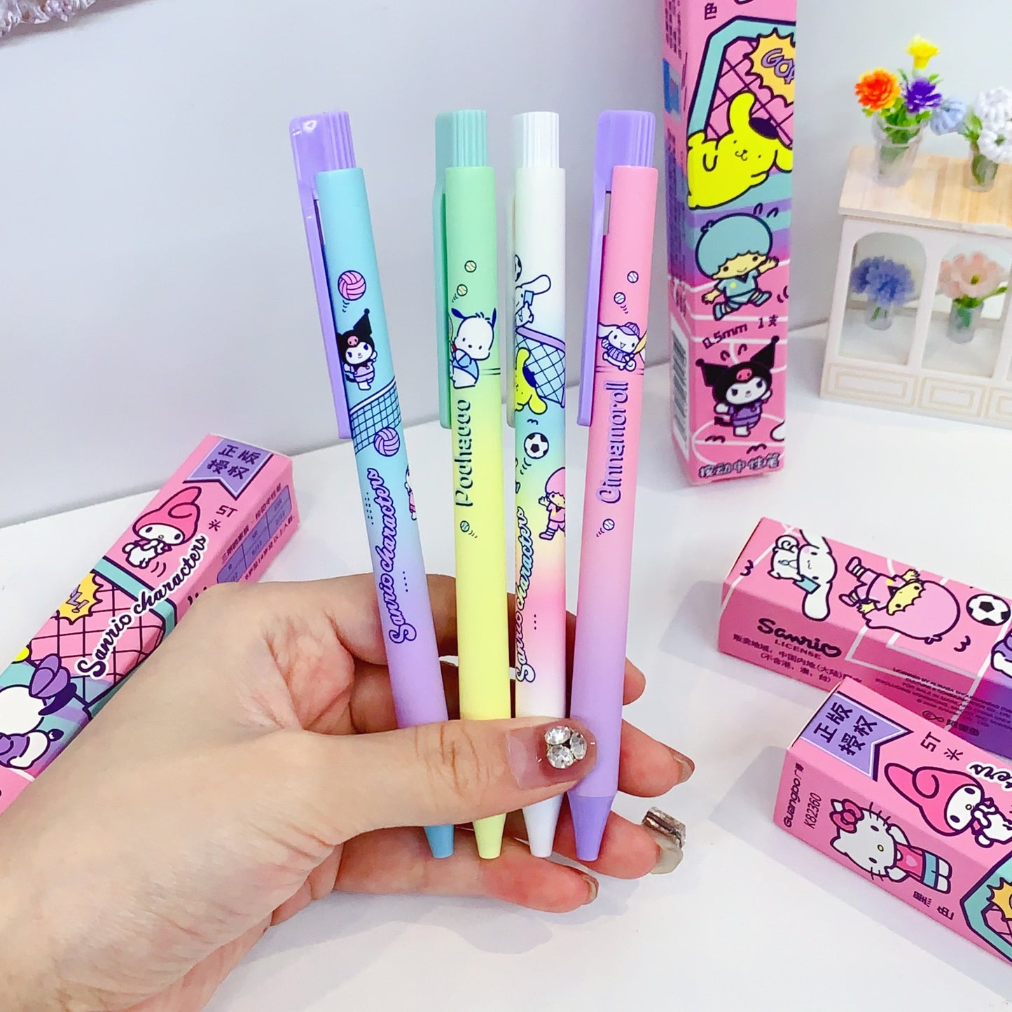 Sanrio Characters Ballpoint Pen - Badminton