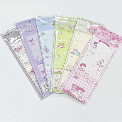 Sanrio Characters Long Strip Reusable Sticky Notes