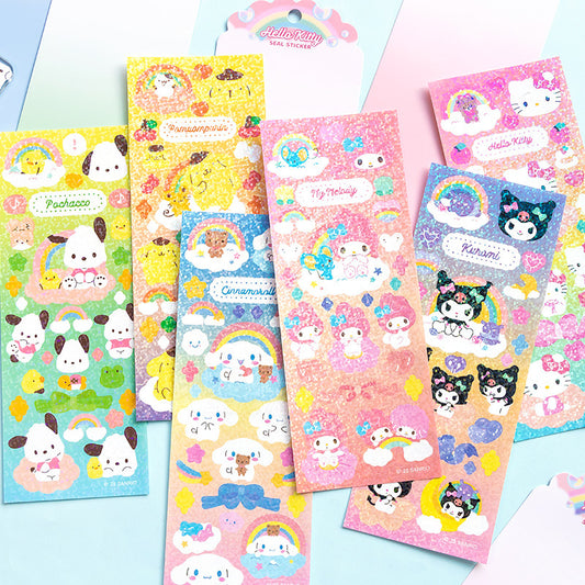 Sanrio Characters Sticker - Rainbow