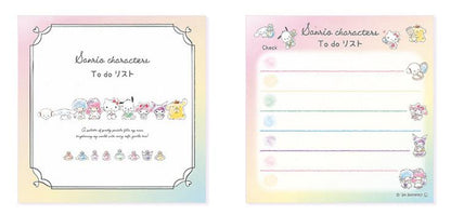 Sanrio Characters Memo Pad - To do