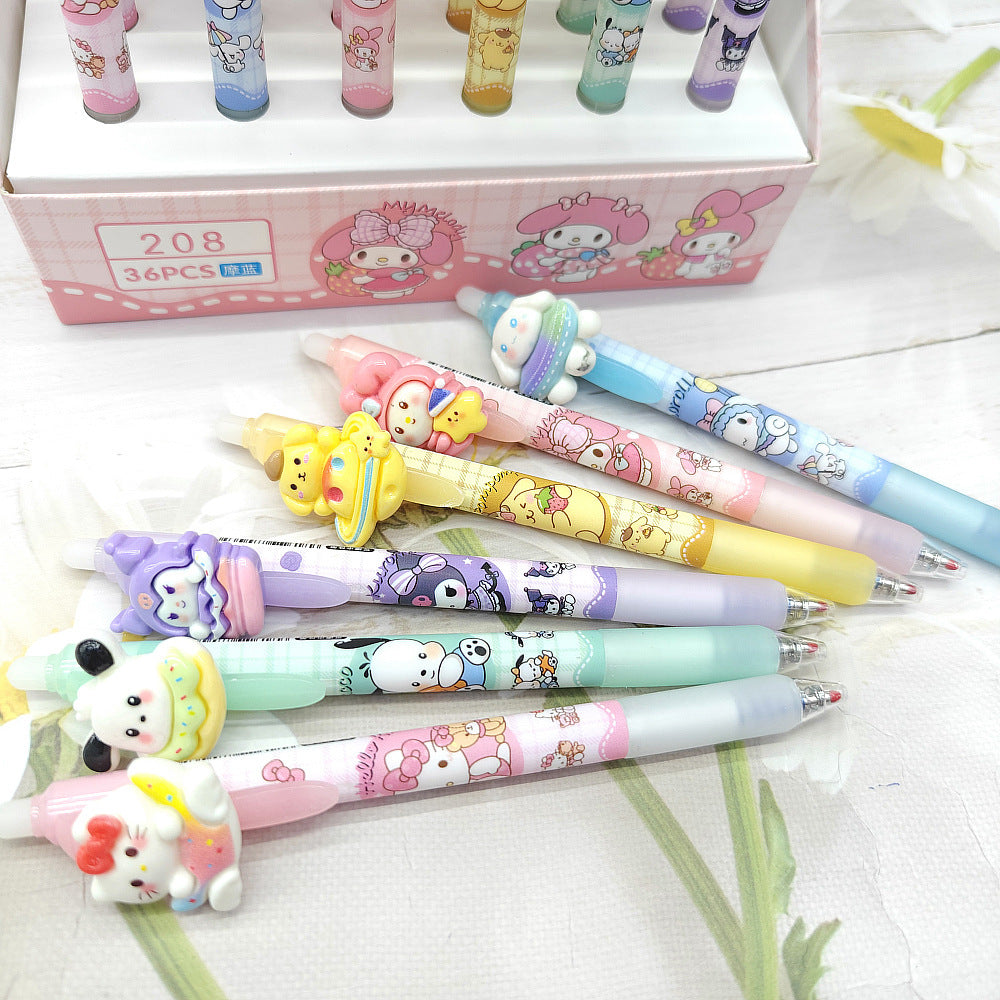 Sanrio Characters Erasable Pen - Resin Pen Clip