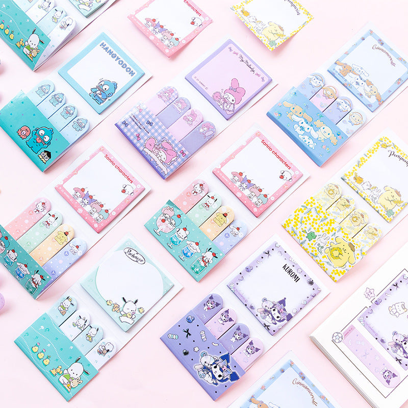 Sanrio Characters Sticky Notes - Index & Classified Tabs