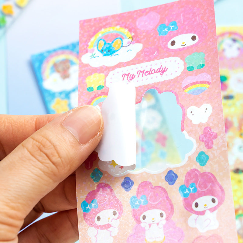 Sanrio Characters Sticker - Rainbow