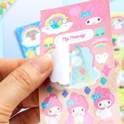 Sanrio Characters Sticker - Rainbow