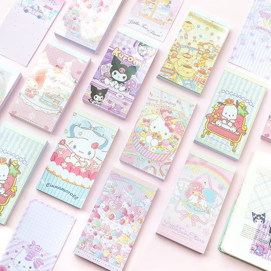 Sanrio Characters Memo Pad - Girly