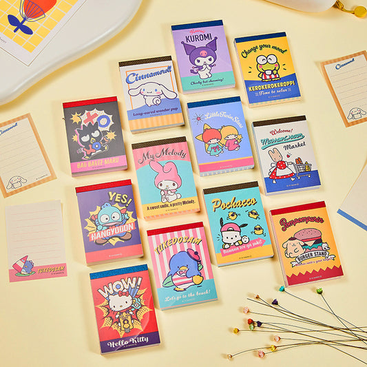 Sanrio Characters Memo Pad - Retro