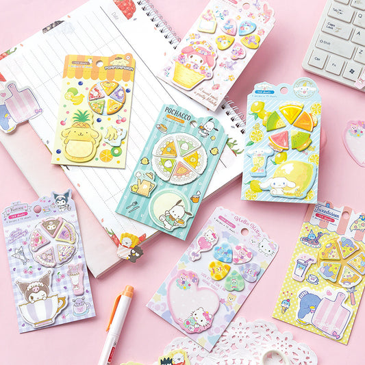 Sanrio Characters Sticky Notes - Food Combo