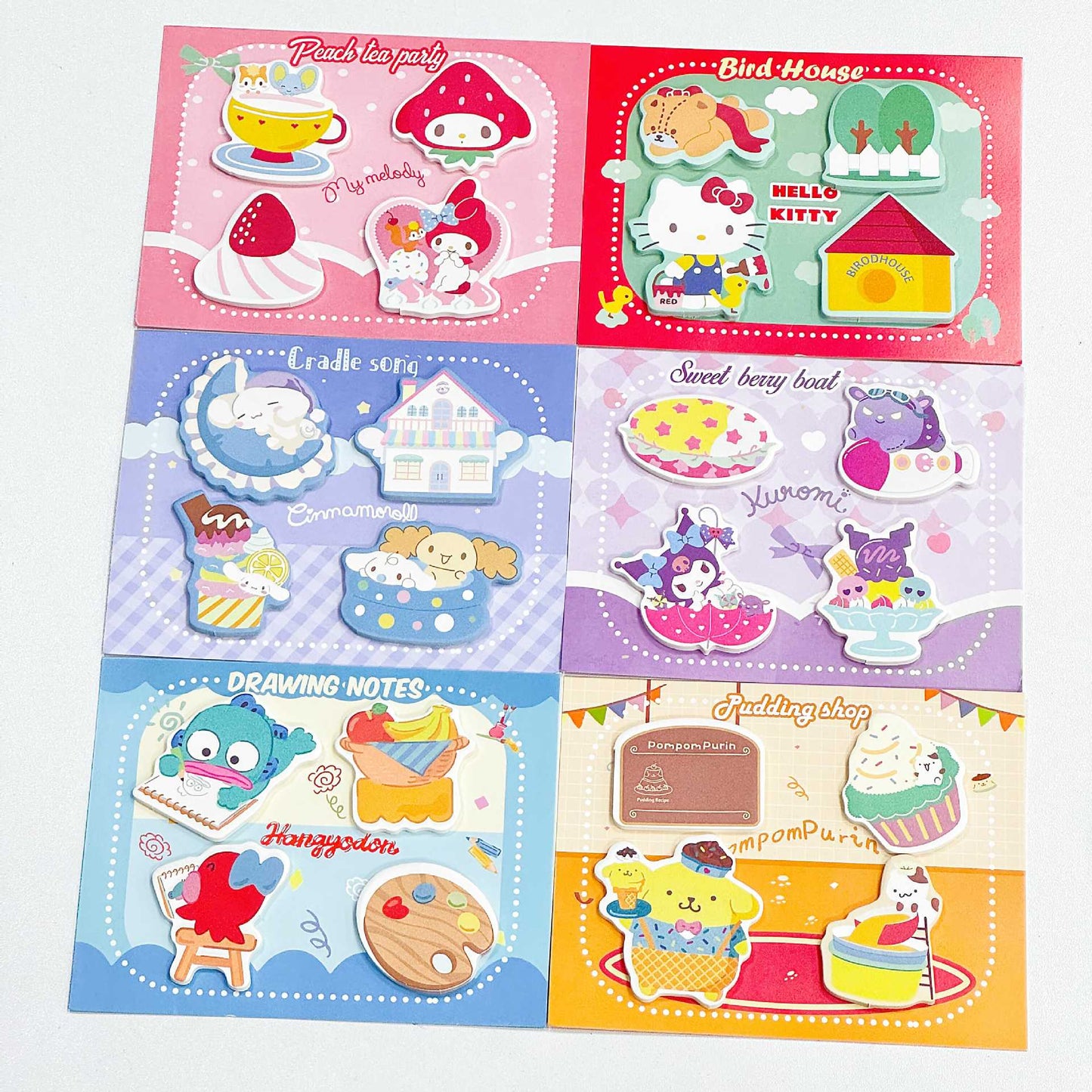 Sanrio Characters Sticky Notes - Dreamy Wishing Pool